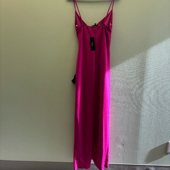 LULUS FUCHSIA MAXI DRESS- NWT - Picture 2 of 3